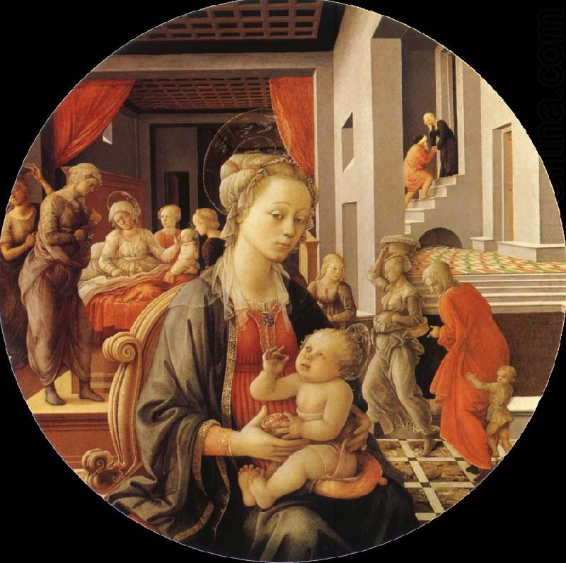 Fra Filippo Lippi Madonna and Child china oil painting image